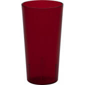 2000P156 Cambro, 22 oz Colorware SAN Plastic Tumbler, Ruby Red