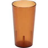 1600P153 Cambro, 16 oz. Plastic Frosted Tumbler, Amber
