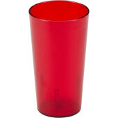 1600P156 Cambro, 16 oz. Plastic Frosted Tumbler, Ruby Red