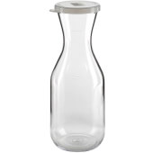 WW1000CW135 Cambro, 1 Liter CamView Camliter Beverage Decanter w/ Lid, Clear