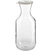 WW1500CW135 Cambro, 1.5 Liter CamView Camliter Beverage Decanter w/ Lid, Clear
