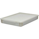 DB18263CW148 Cambro, 26" x 18" x 3" Camwear® Polycarbonate Pizza Dough Proofing Box, White