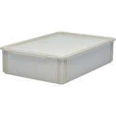 DB18266CW148 Cambro, 26" x 18" x 6" Camwear® Polycarbonate Pizza Dough Proofing Box, White