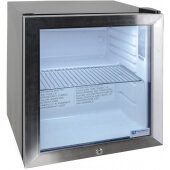 EMM-2HC Excellence Industries, 17" 1 Swing Glass Door Countertop Refrigerated Merchandiser
