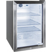 EMM-3HC Excellence Industries, 17" 1 Swing Glass Door Countertop Refrigerated Merchandiser