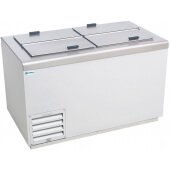 HFF-8HC Excellence Industries, 54 1/4" 19 Tub Flip Top Ice Cream Dipping Cabinet, White