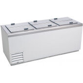 HFF-12HC Excellence Industries, 80 3/4" 33 Tub Flip Top Ice Cream Dipping Cabinet, White