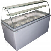 HBG-9HC Excellence Industries, 51 3/4" Gelato Display Case / Dipping Cabinet