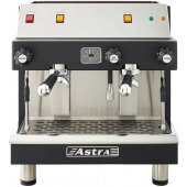 M2CS 019-1 Astra, 2 kW Mega 2CS Semi-Automatic Two Group Espresso Machine w/ Manual Steam Wands