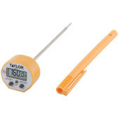 9842FDA Taylor, Waterproof Digital Pocket Thermometer w/ 5" Stem