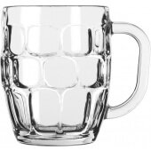 5355 Libbey, 19.25 oz Glass Dimple Stein Beer Mug (24/case)