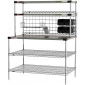 CRHSP-3048 Metro, 48" x 30" Super Erecta® Stainless Steel Heated Shelf Prep Workstation