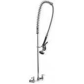 SWPRS-W8LL Steelworks, 8" Center Wall Mount Pre-Rinse Faucet
