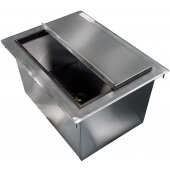 SWDIIB-183010 Steelworks, 18" x 30" Drop-In Ice Chest, 65 Lb Capacity