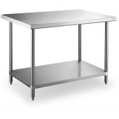 SWWTS-2448-318 Steelworks, 48" x 24" Stainless Steel Work Table w/ Undershelf