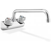 SWFW-4-10LL Steelworks, Wall Mount Swivel Nozzle Faucet w/ 10" Spout, 4" Centers