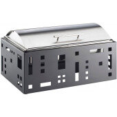 1613-13 Cal-Mil, Full Size Squared Chafer w/ Stainless Steel Cover