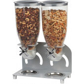 3510-2-39 Cal-Mil, Double 3.5L Countertop Dry Food / Cereal Dispenser, Chrome Finish