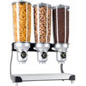3516-3-13FF Cal-Mil, Triple 5L Countertop Cereal / Dry Food Dispenser