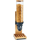 3584-1-99 Cal-Mil, Single 4.5L Madera Countertop Cereal / Dry Food Dispenser, Rustic Pine Finish