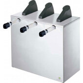 07040 Server Products, 3-Compartment Server Express™ Countertop Condiment Dispenser, Silver