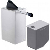 100236 Server Products, 1 1/3 Gallon Server Express™ Countertop Condiment Dispenser, Silver
