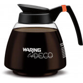 WCDB64 Waring, 64 oz Cafe DECO Glass Coffee Decanter, Black