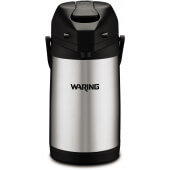 WCA22 Waring, 2.2 L Stainless Steel Lined Lever Action Coffee Airpot