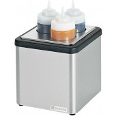 67870 Server Products, 3 Compartment Cold Station Squeeze Bottle Holder w/ 3 Bottles