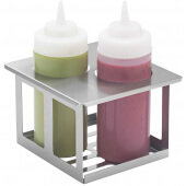 86829 Server Products, 2 Compartment Drop-In Squeeze Bottle Holder w/ 2 Bottles