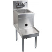 C-BSA-12 Choice by Glastender, 12" x 24" Underbar Blender Station w/ Dump Sink & Faucet