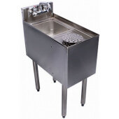 C-MRS-12 Choice by Glastender, 12" x 24" One Compartment Underbar Mixology Sink w/ Rinse Faucet