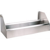 C-DR-18 Choice by Glastender, 18" x 10" Stainless Steel Double Tier Speed Rail