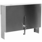 C-SRC-48 Choice by Glastender, 48" x 5" Stainless Steel Single Locking Speed Rail Cover