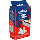 3835 Lavazza, 8.8 oz Crema E Gusto Dark Roast Ground Coffee (20/case)