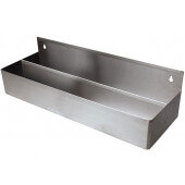 DT-2 Advance Tabco, 24" x 8 1/8" Stainless Steel Double Tier Speed Rail