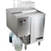 GW24 Glastender, 1,350 Glasses/Hr Underbar Glass Washer, Low Temperature, Chemical Sanitizing