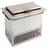 DI-FR36 Glastender, 28" 2 Tub Drop-In Ice Cream Dipping Cabinet, Silver