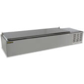SKPS12A-ELUS1 Silver King, 57" Refrigerated Countertop Salad Table, (12) 1/6 Size Pan Capacity