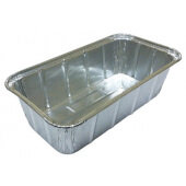 15640 D&W Fine Pack, 1.5 Lb Aluminum Foil Loaf Pan (500/case)