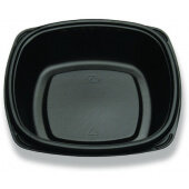 CF723-070-2 D&W Fine Pack, 7" Forum® Plastic Food Container, Black (432/case)