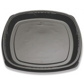 BP713-160 D&W Fine Pack, 16" Forum® Plastic Shallow Catering Tray, Black (50/case)