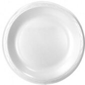 80900 Genpak, 9" Celebrity® Disposable Foam Plate, White (500/case)