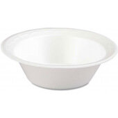 82100 Genpak, 12 oz Celebrity® Disposable Foam Bowl, White (1,000/case)