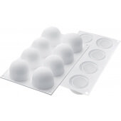 SilikoMart CURVETRUFFLE120, 8-Compartment Silicone Truffle Baking Mold