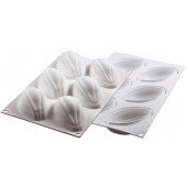 SilikoMart CURVECACAO120, 6-Compartment Flexible Silicone Cacao