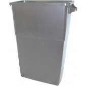 7023-3 Impact Products, 23 Gallon Thin-Bin™ Trash Container, Gray