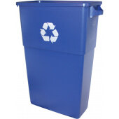 7023-11R Impact Products, 23 Gallon Thin-Bin™ Recycling Bin, Blue