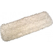 3177 Impact Products, 18" x 5" Polyester Flat Loop Mop Pad, White