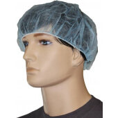MB-19-1000/B Impact Products, 19" Polypropylene Non-Woven Bouffant Cap, Blue (1,000/case)